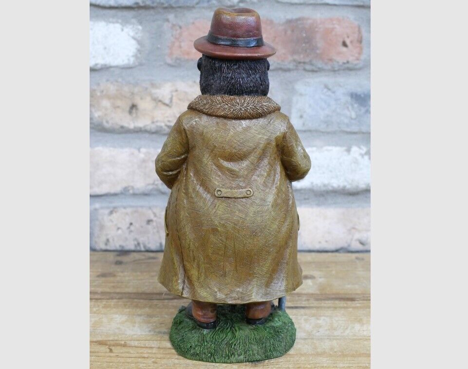 Gorilla in Suit Resin Statue Home Ornament