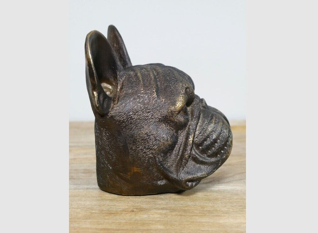 French Bulldog Resin Ornament Bust