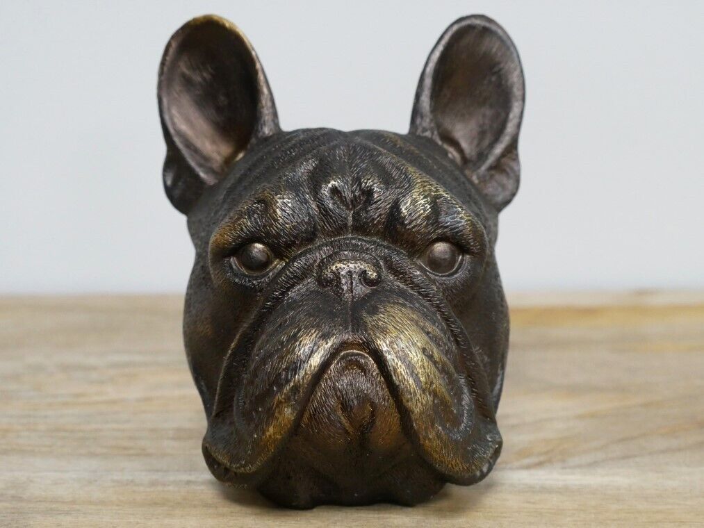 French Bulldog Resin Ornament Bust