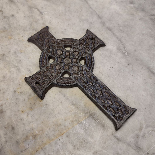Cast Iron Celtic Cross Wall Hanging