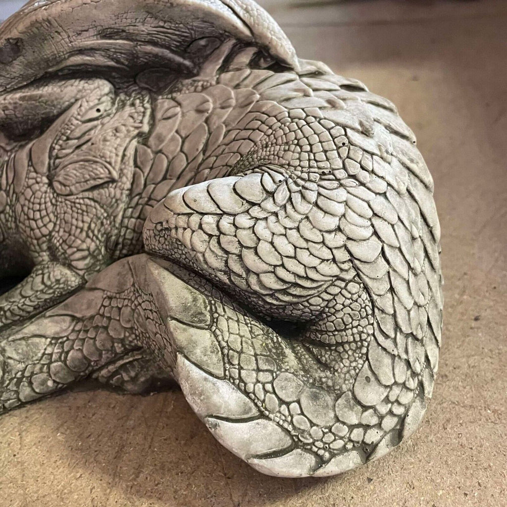 Celtic Welsh Dragon Stone Statue