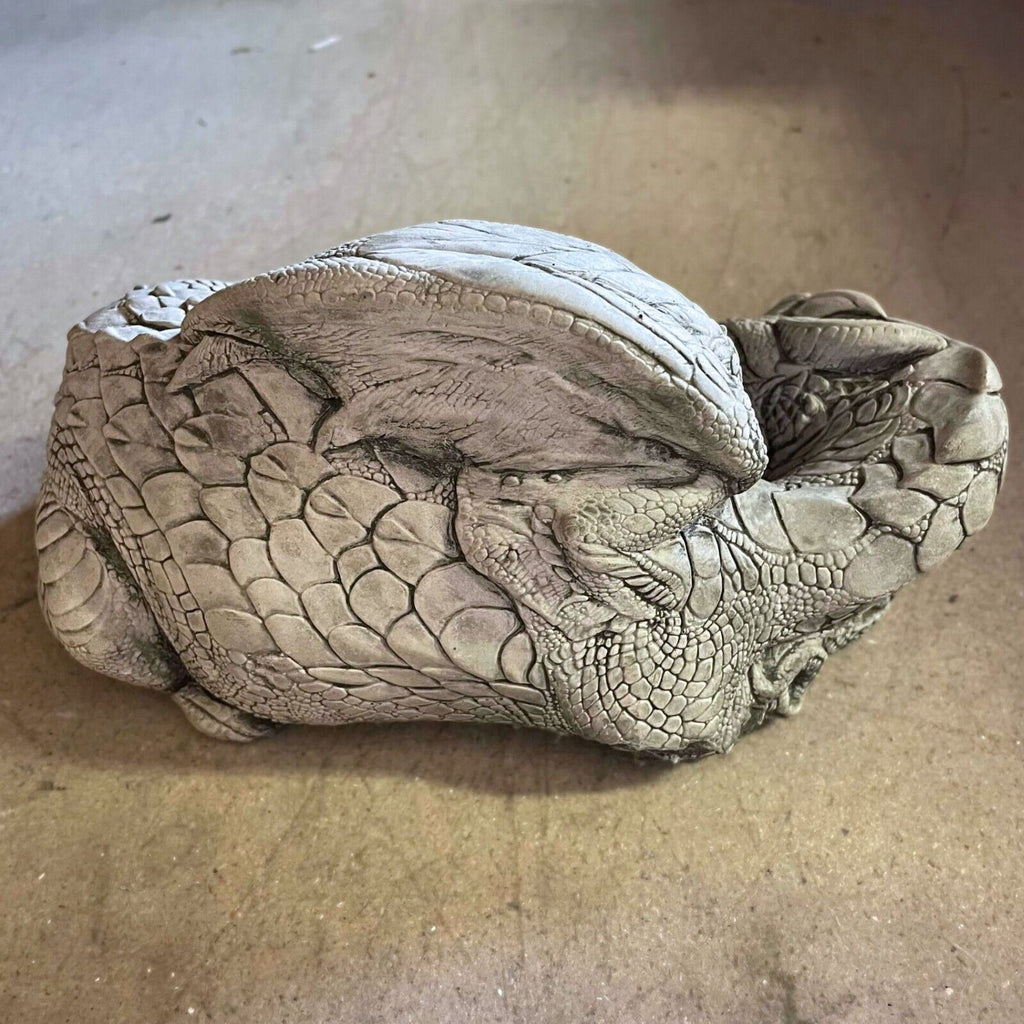 Celtic Welsh Dragon Stone Statue