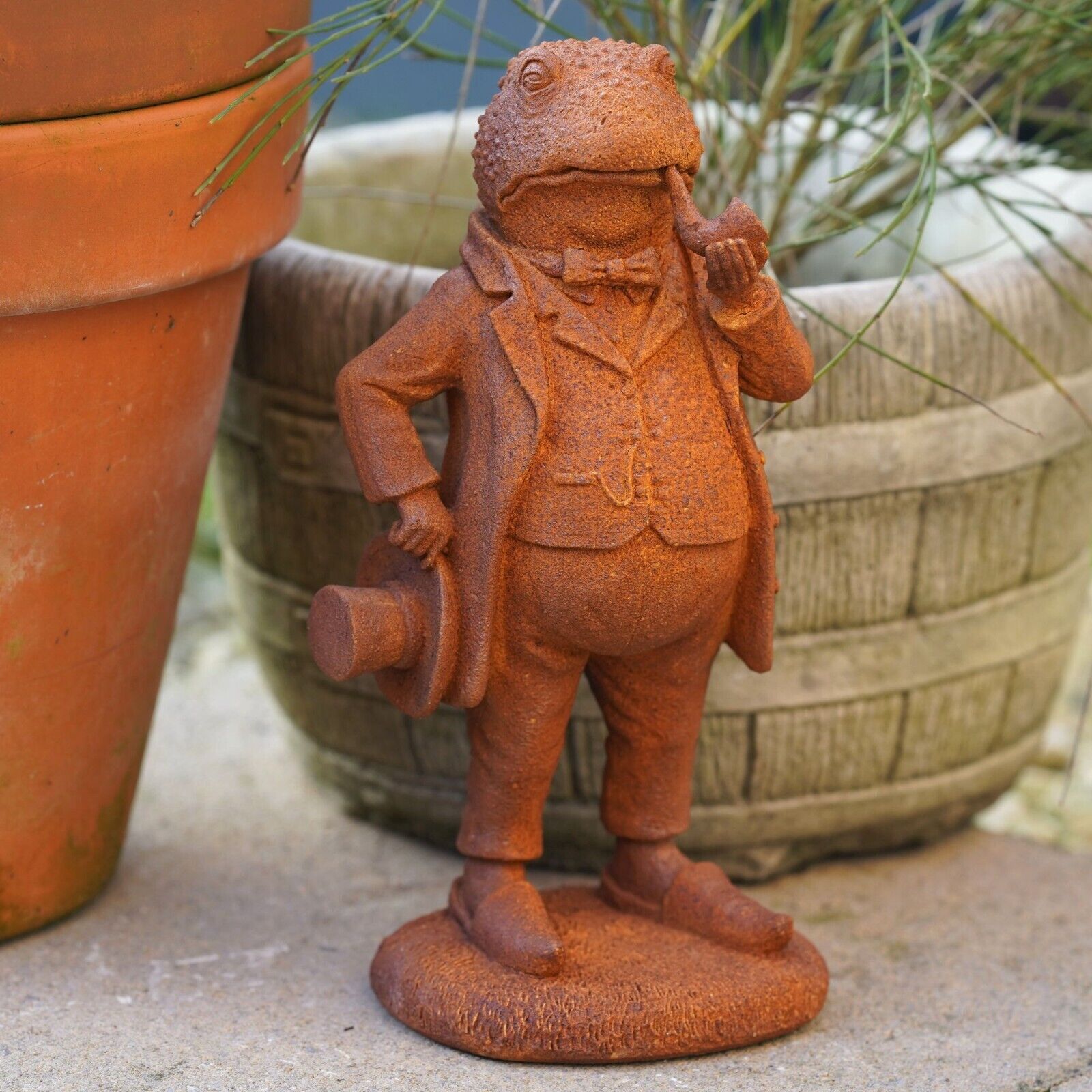 Cast Iron Mr Toad Garden Sculpture