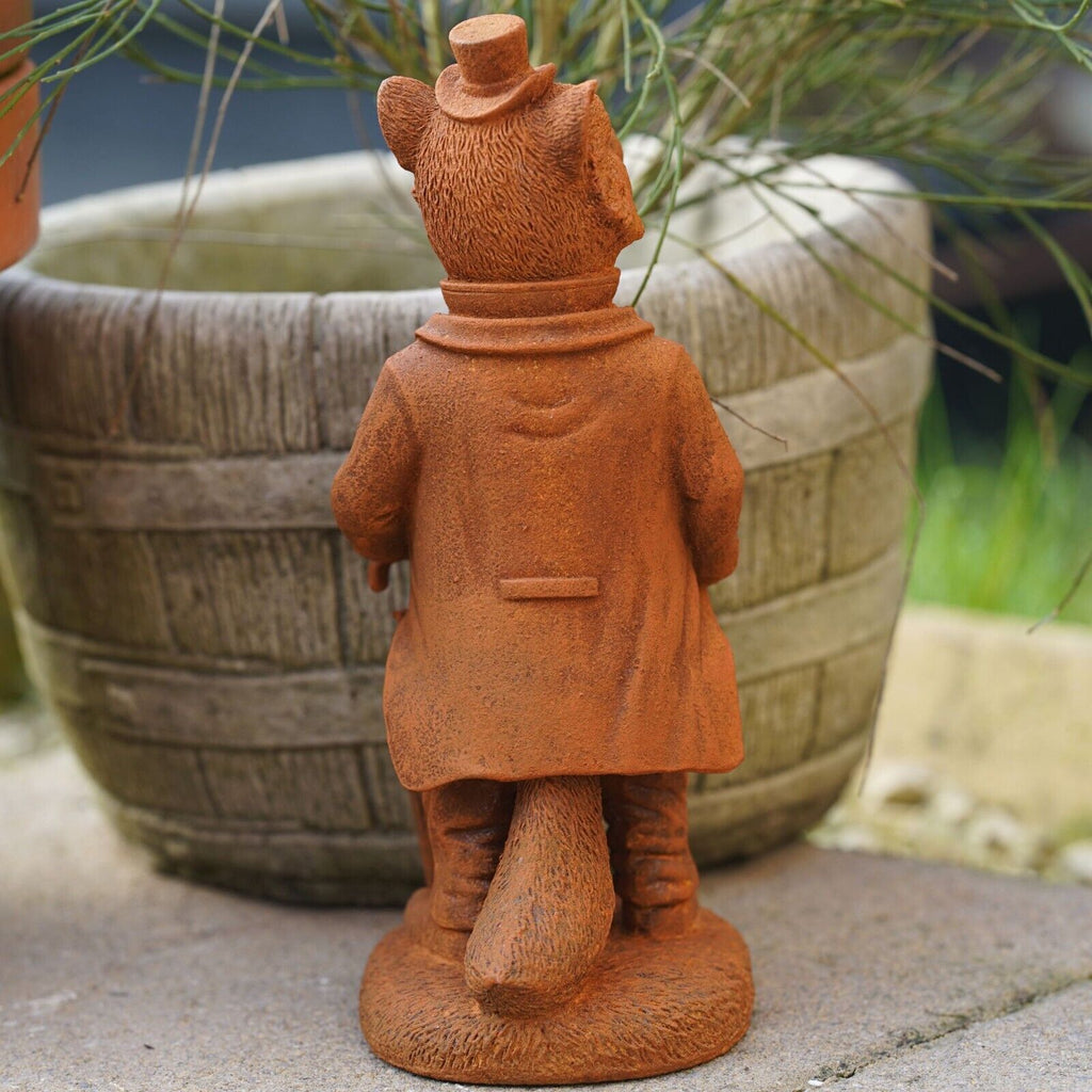 Cast Iron Mr Fox Garden Sculpture