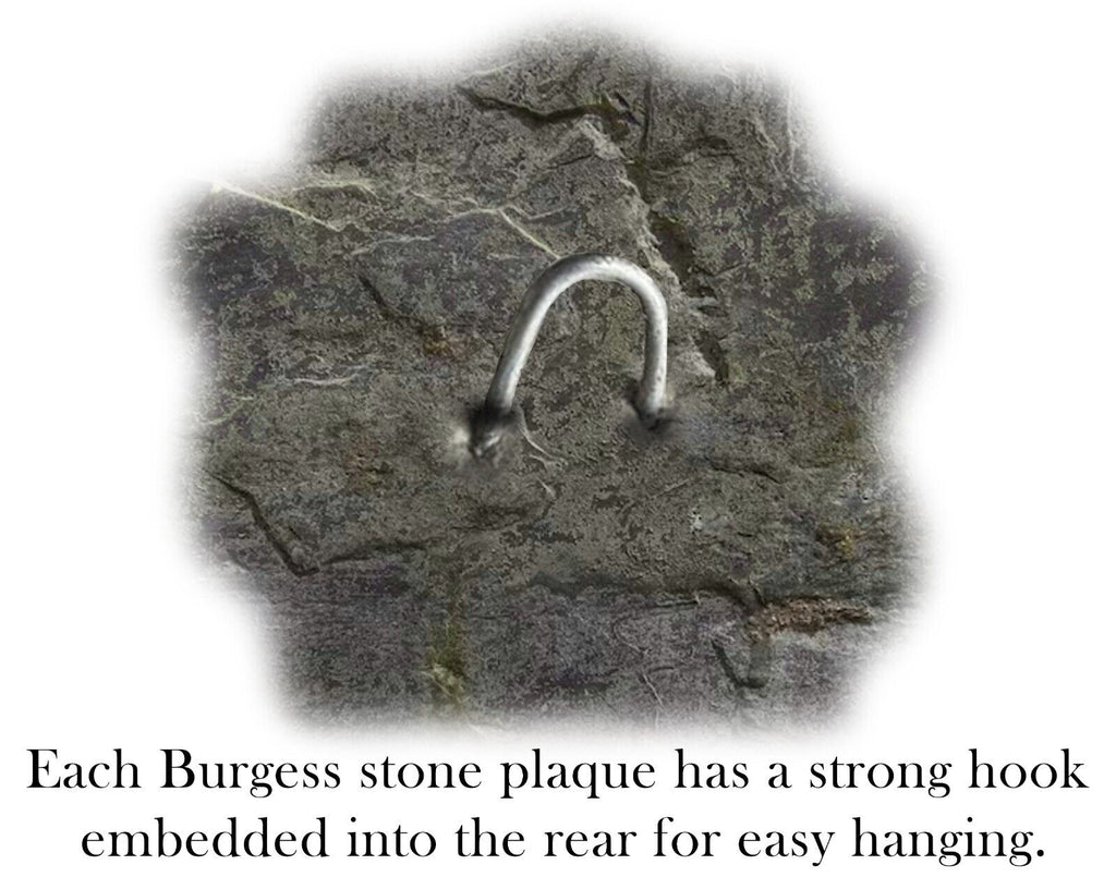 Jesus on the Cross Stone Hanging Plaque