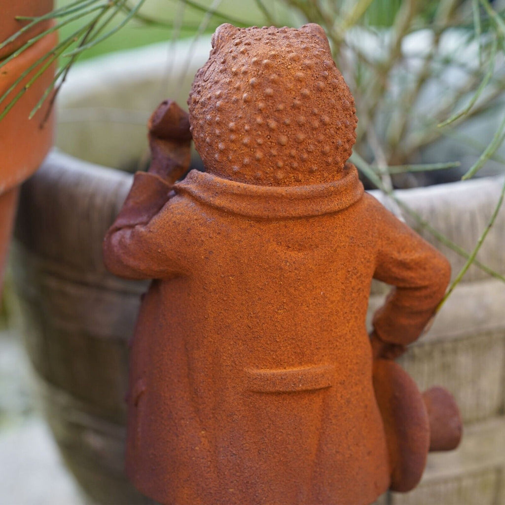 Cast Iron Mr Toad Garden Sculpture