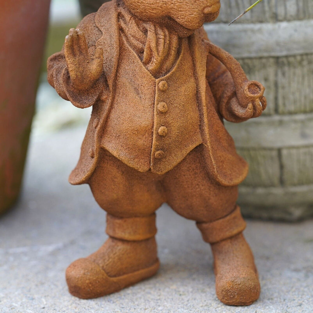 Peter Rabbit Cast Iron Garden Sculpture Statue