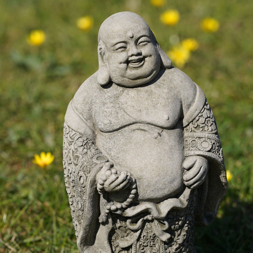 Standing Buddha Stone Statue