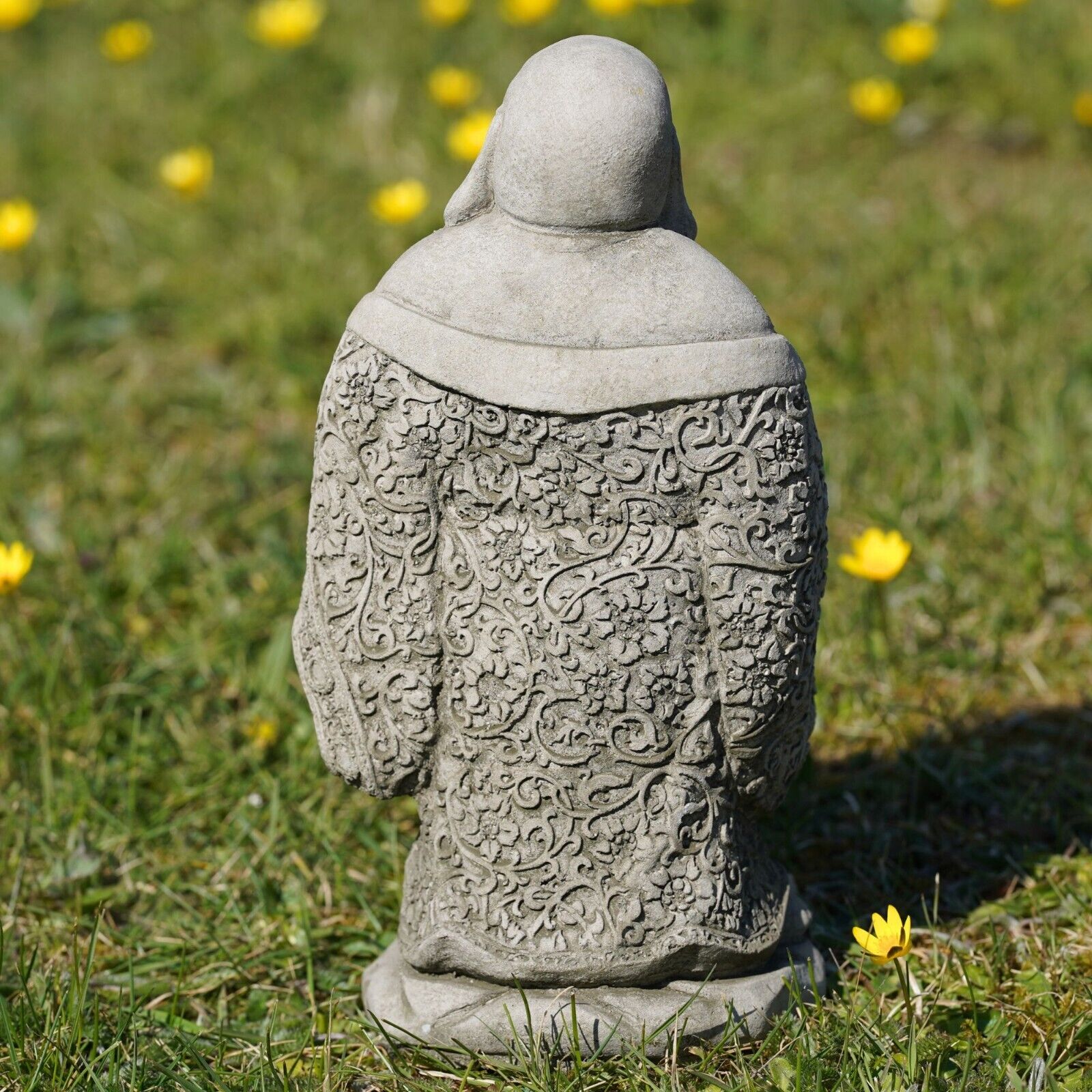 Standing Buddha Stone Statue