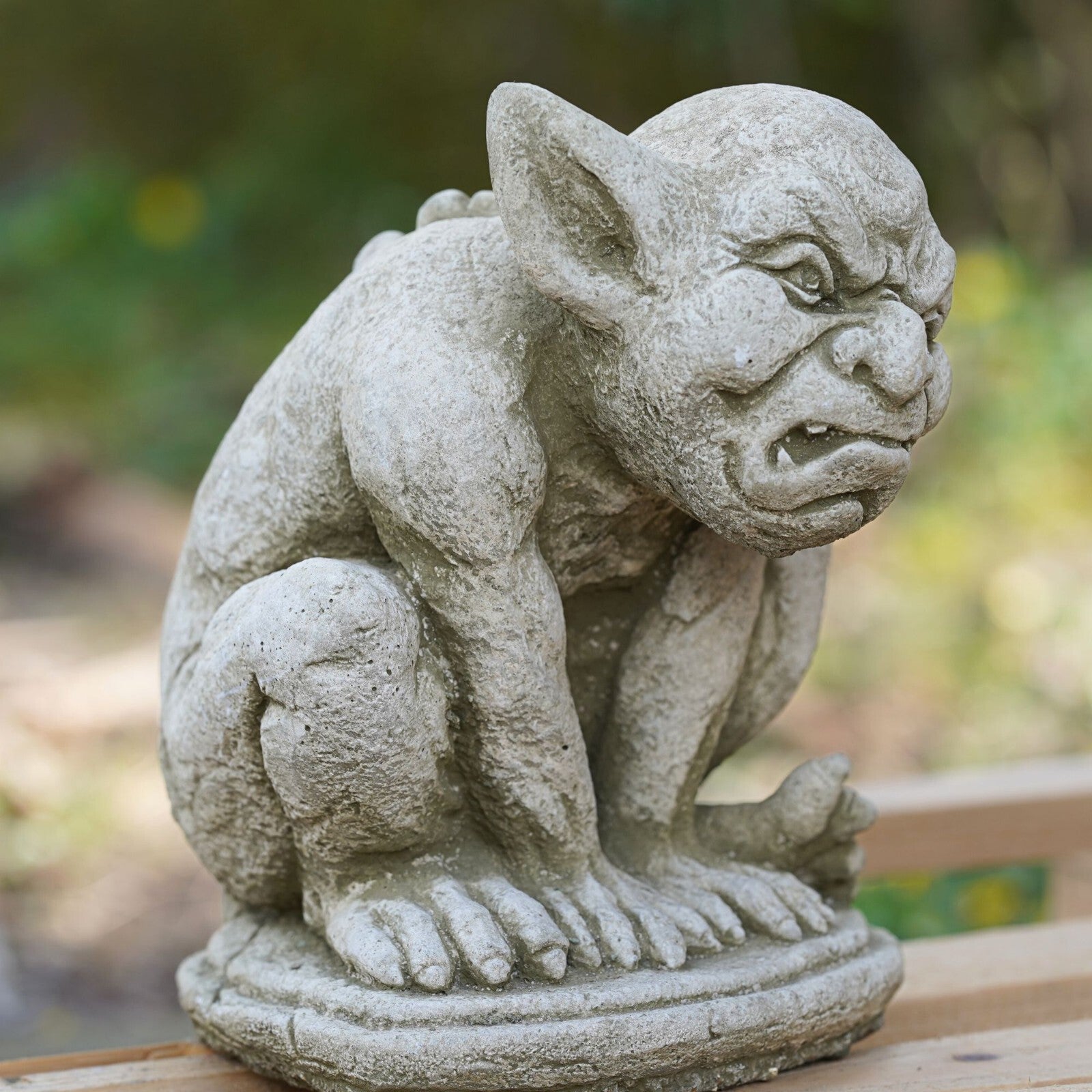 Gargoyle Grimace Stone Statue