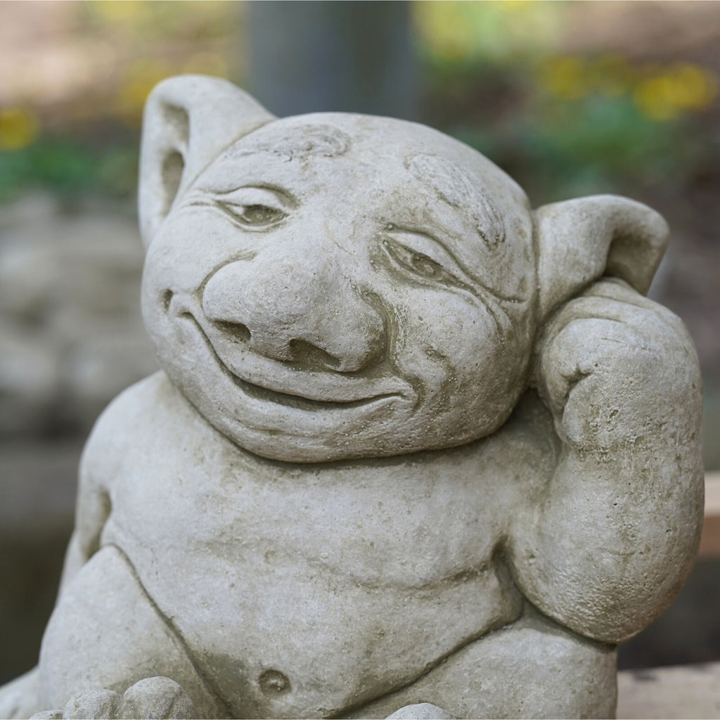Large Ear Picker Gremlin Stone Statue