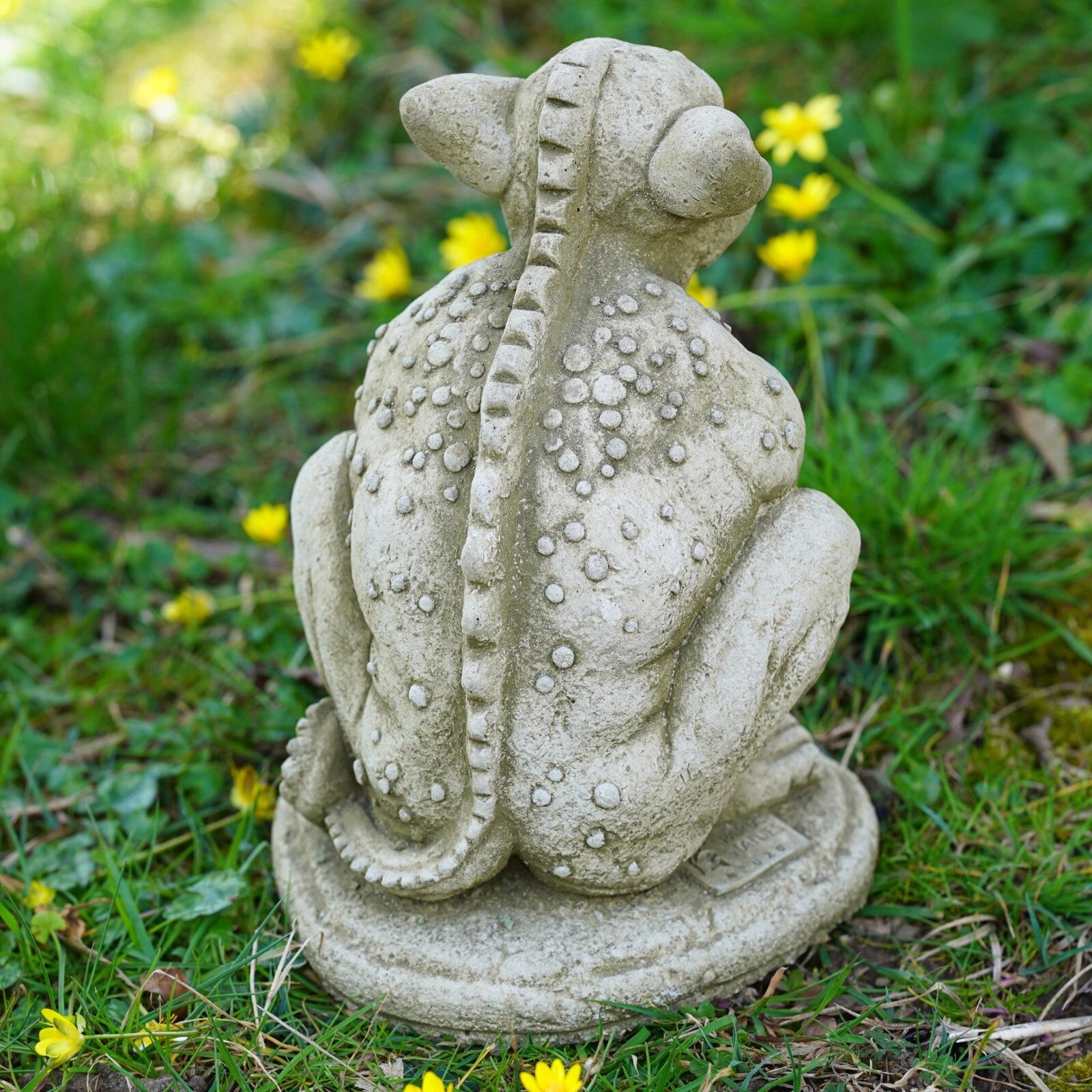 Grinning Gargoyle Stone Statue