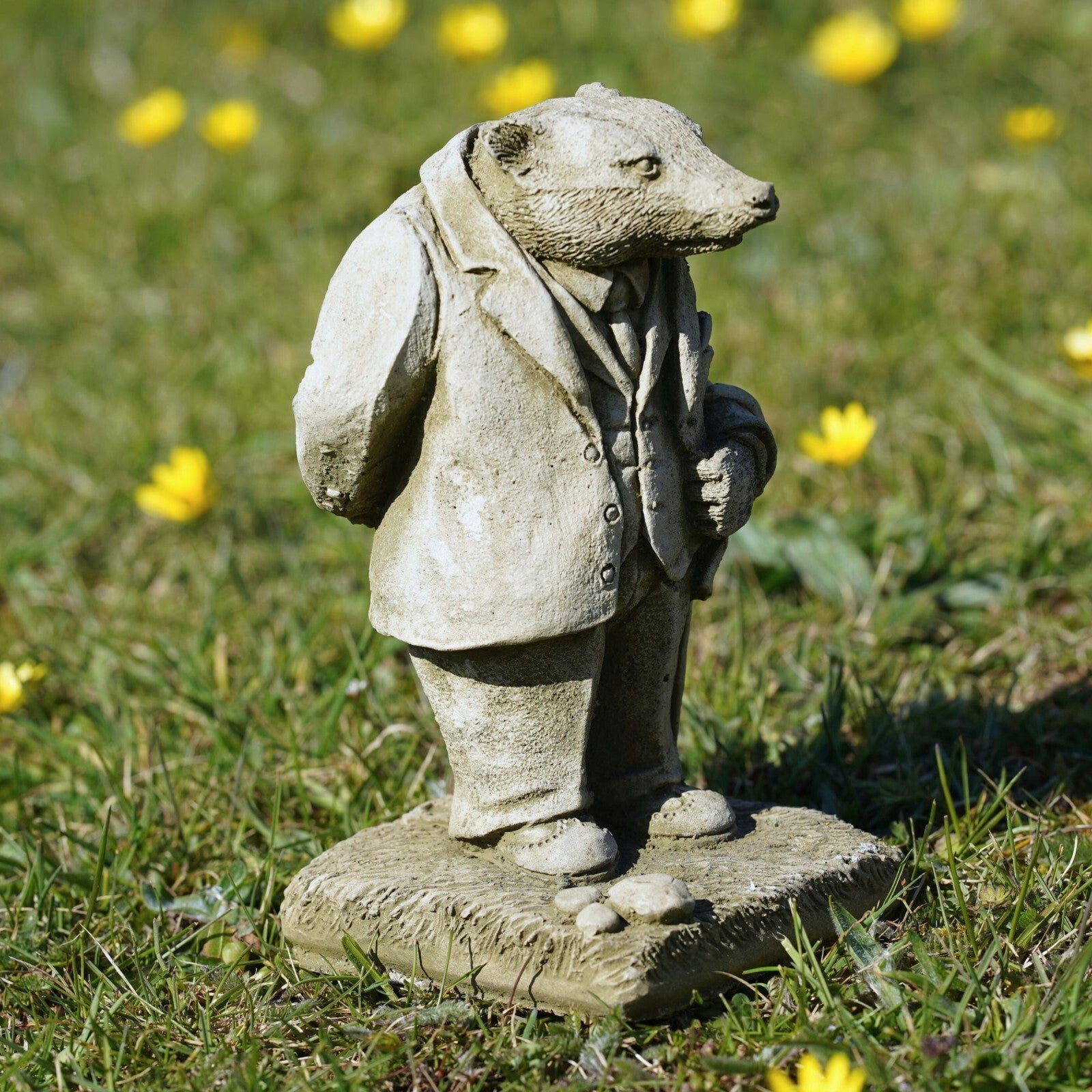 Badger Petite Wind in the Willows Stone Statue