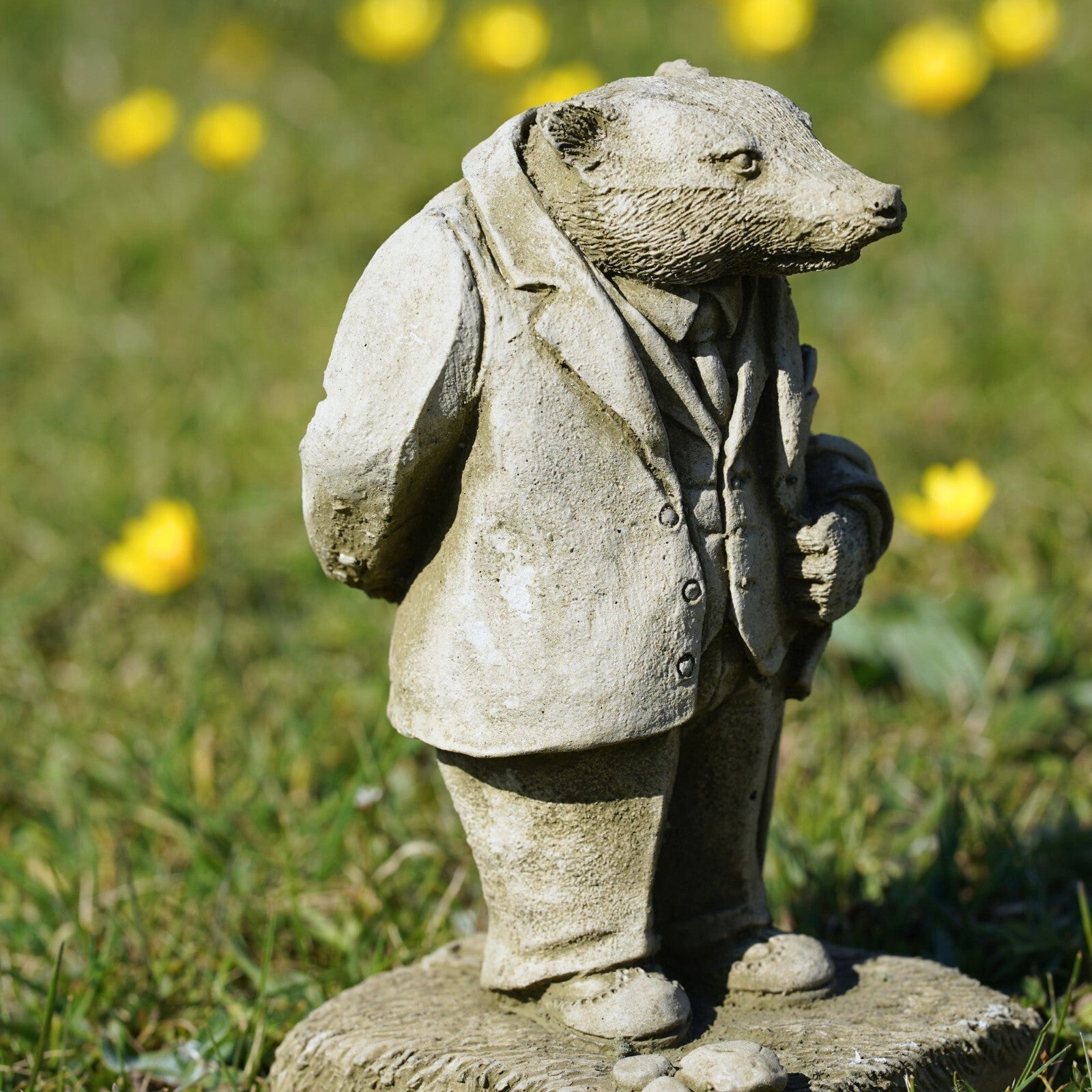 Badger Petite Wind in the Willows Stone Statue