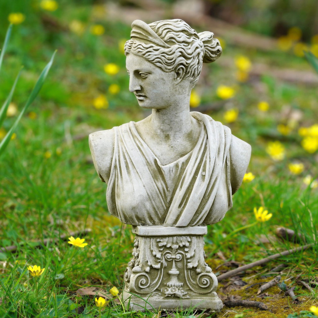 Athena Stone Bust Statue