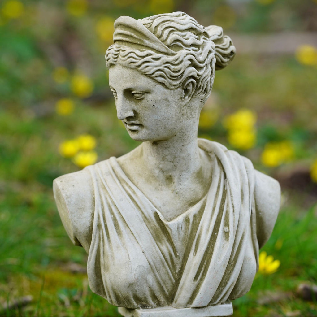 Athena Stone Bust Statue