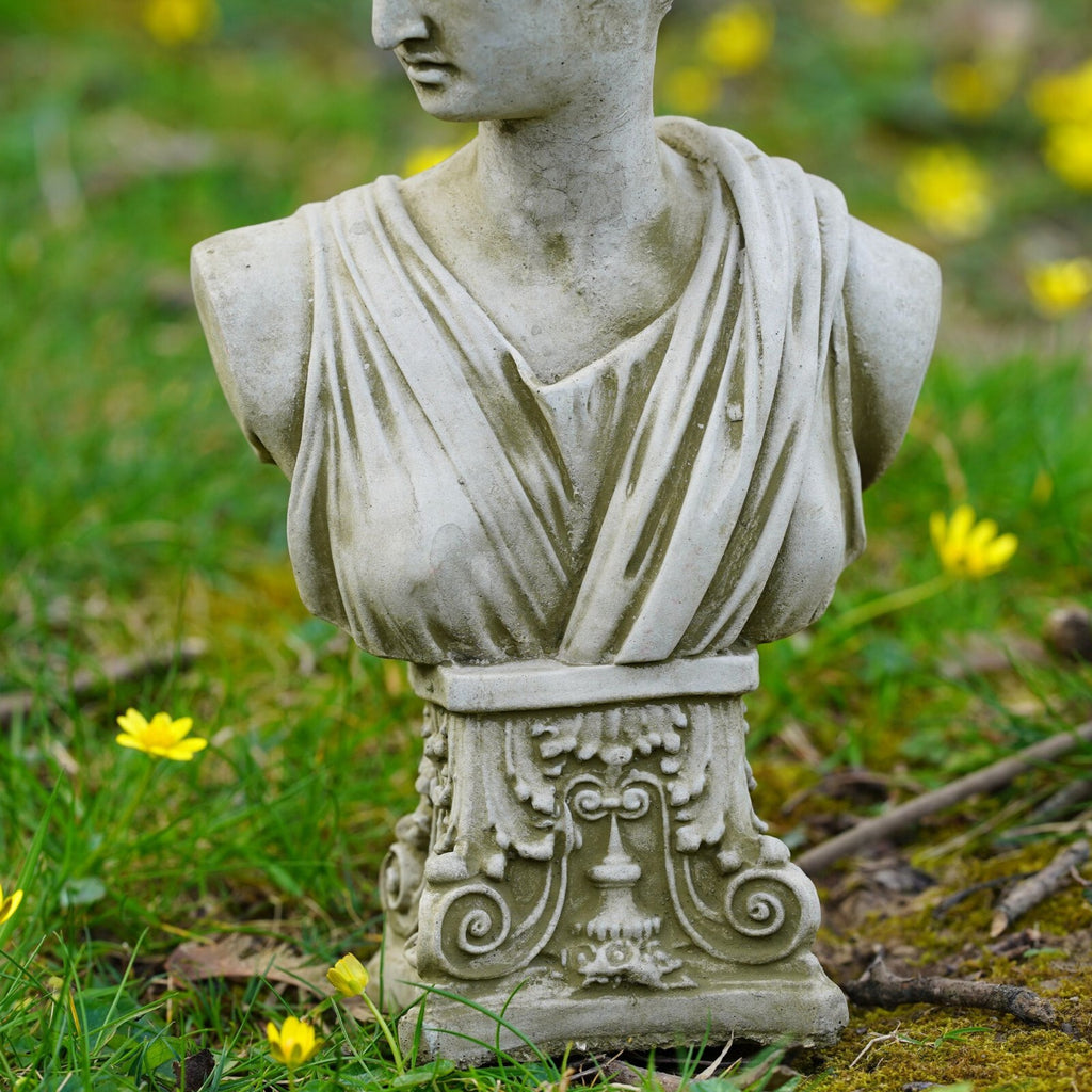 Athena Stone Bust Statue