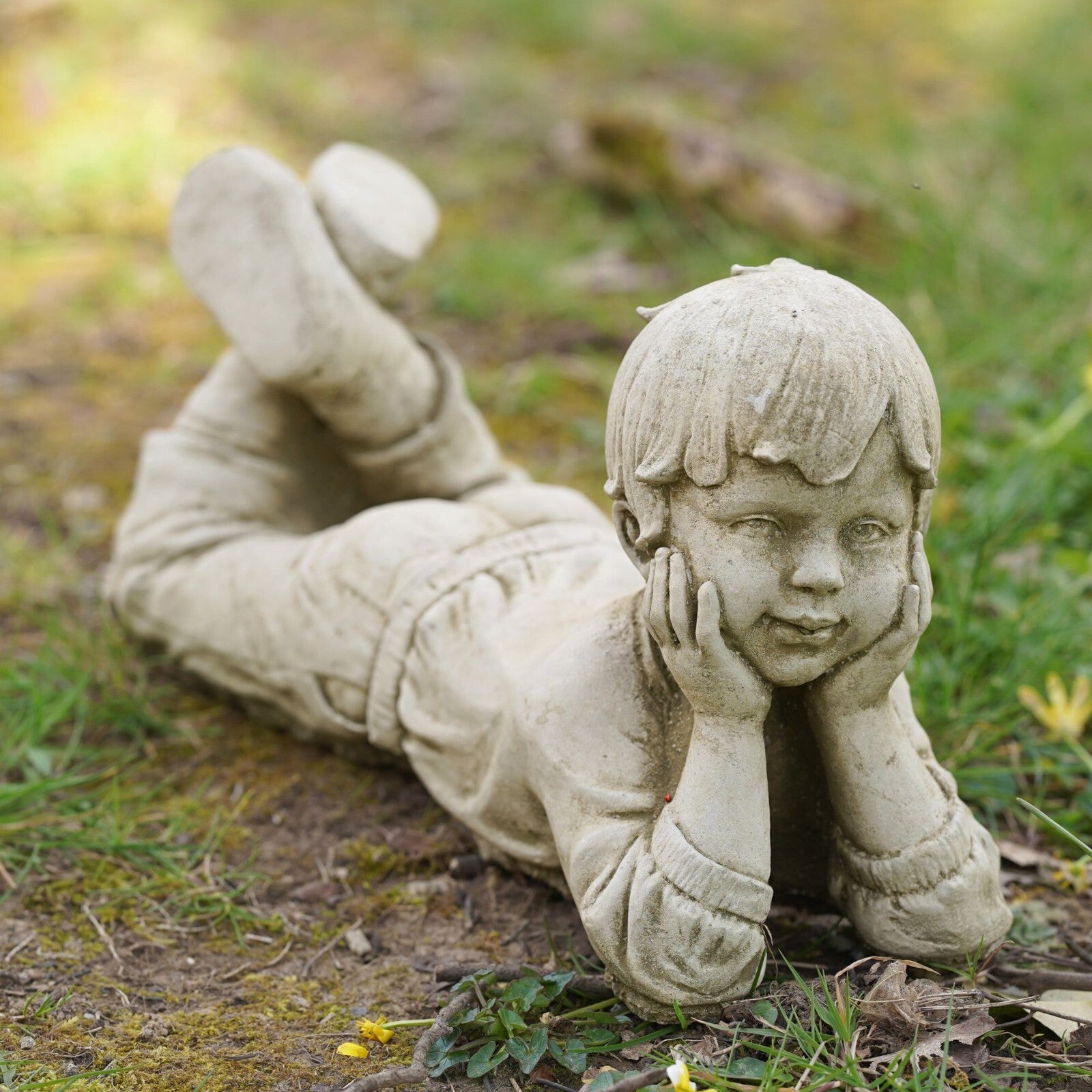 Daydream Boy / Girl Stone Statue
