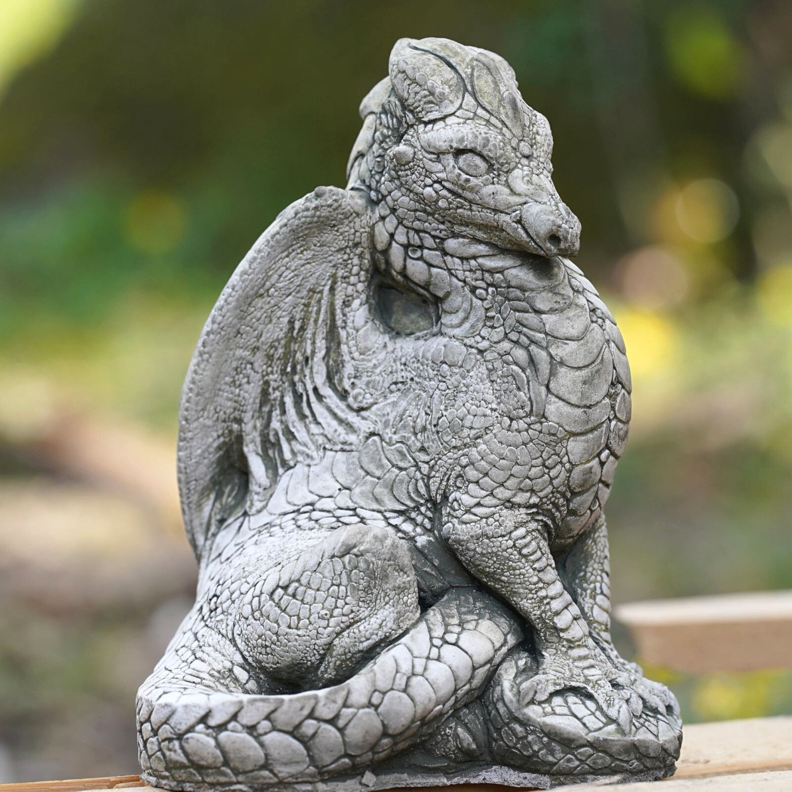 Standing Dragon Stone Statue
