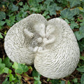 Cuddling Hedgehog Stone Statue
