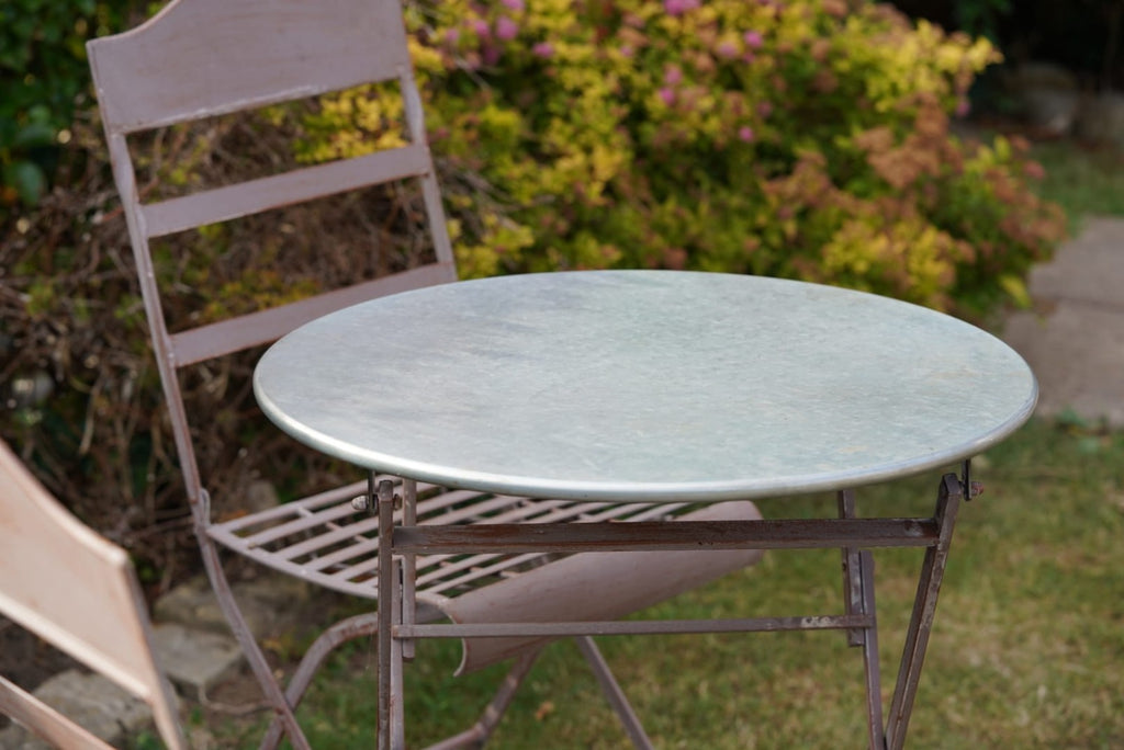 Wrought Iron Table and Chairs | Two Chair Bistro Set