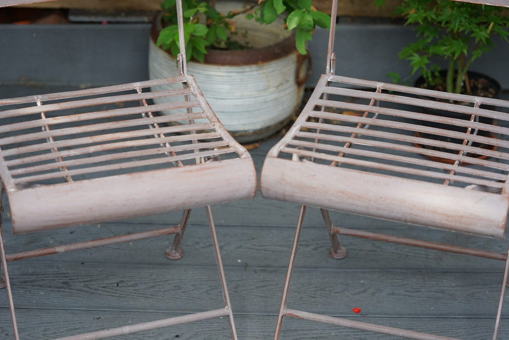 Wrought Iron Table and Chairs | Two Chair Bistro Set