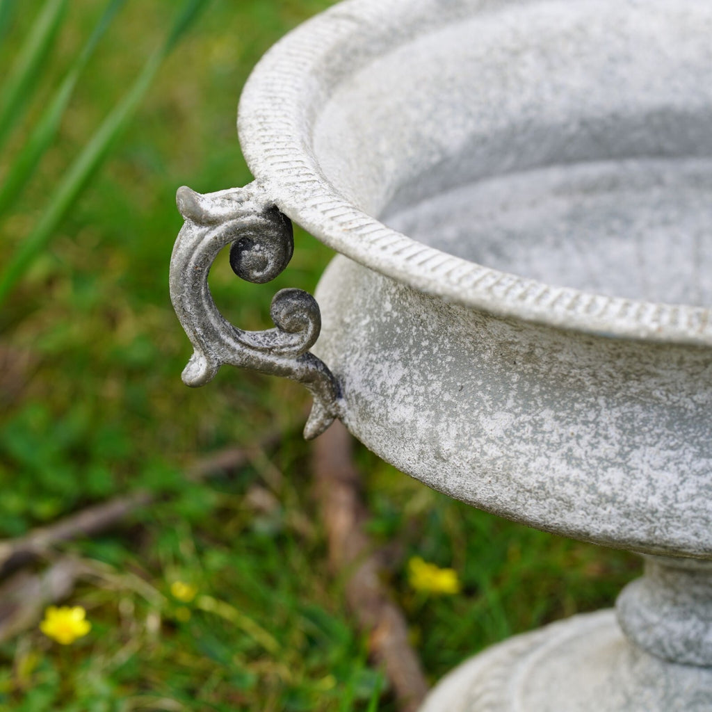 Wrought Iron Vase with Handles