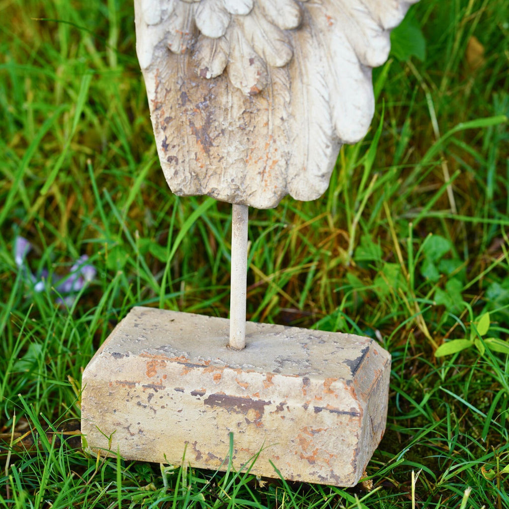 Large Wing Sculpture Resin Garden Ornament