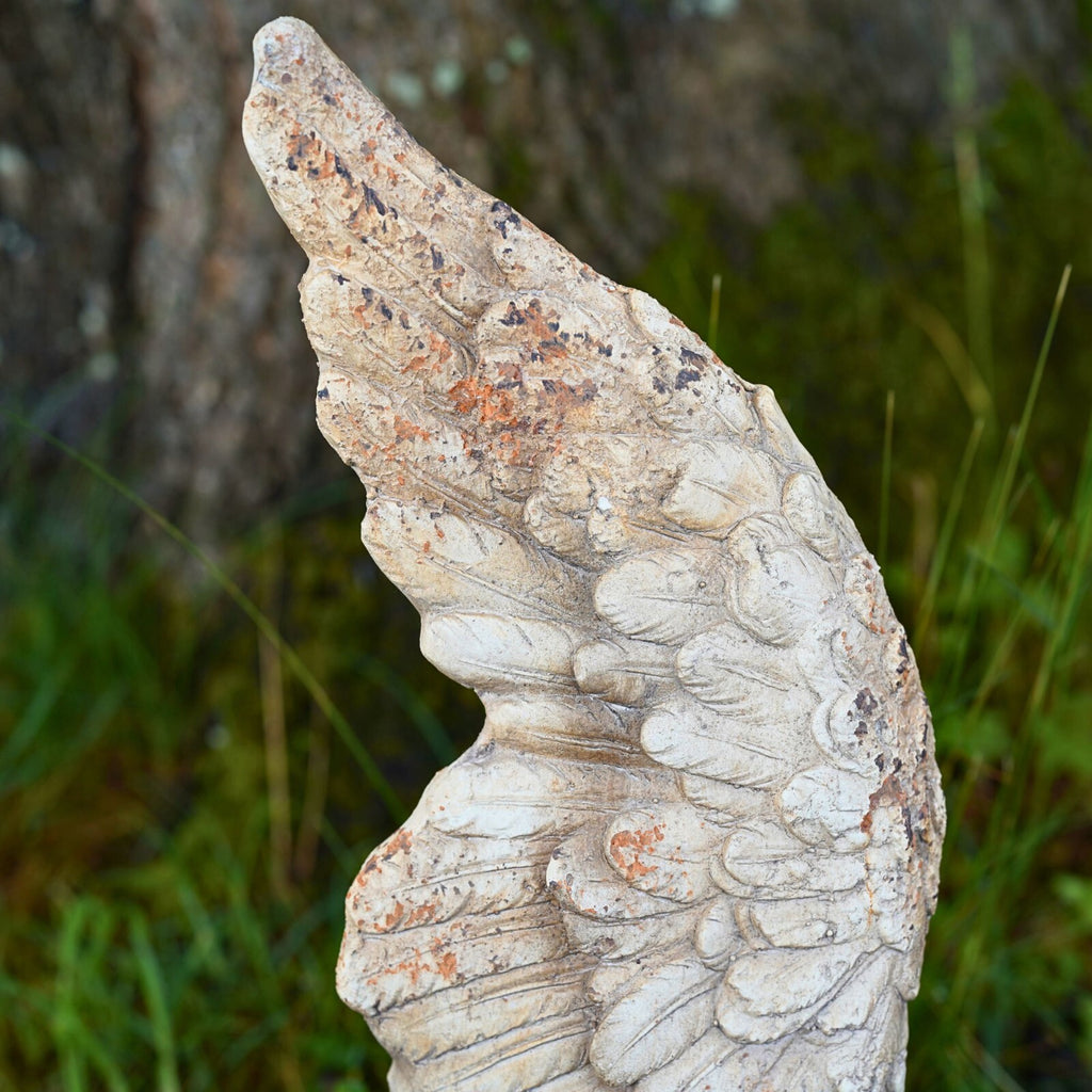Large Wing Sculpture Resin Garden Ornament