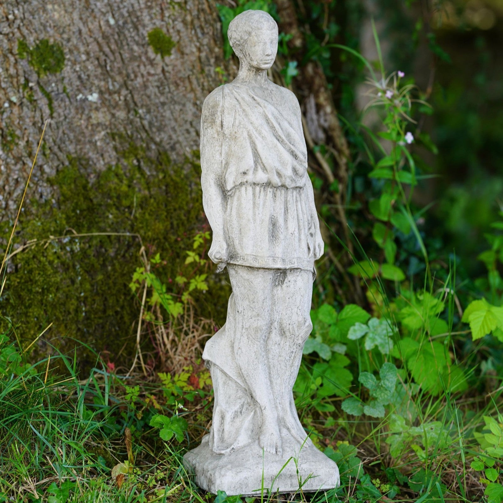 Greek Man Stone Statue