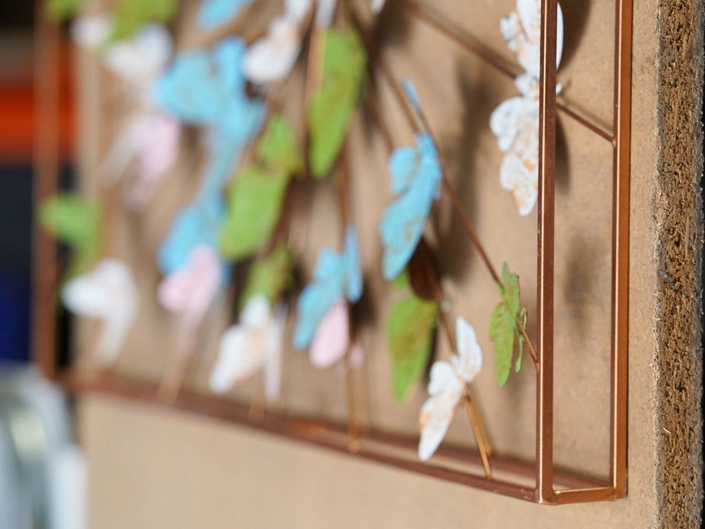XL 80cm Butterfly Burst Panel | Metal Hanging Wall Plaque