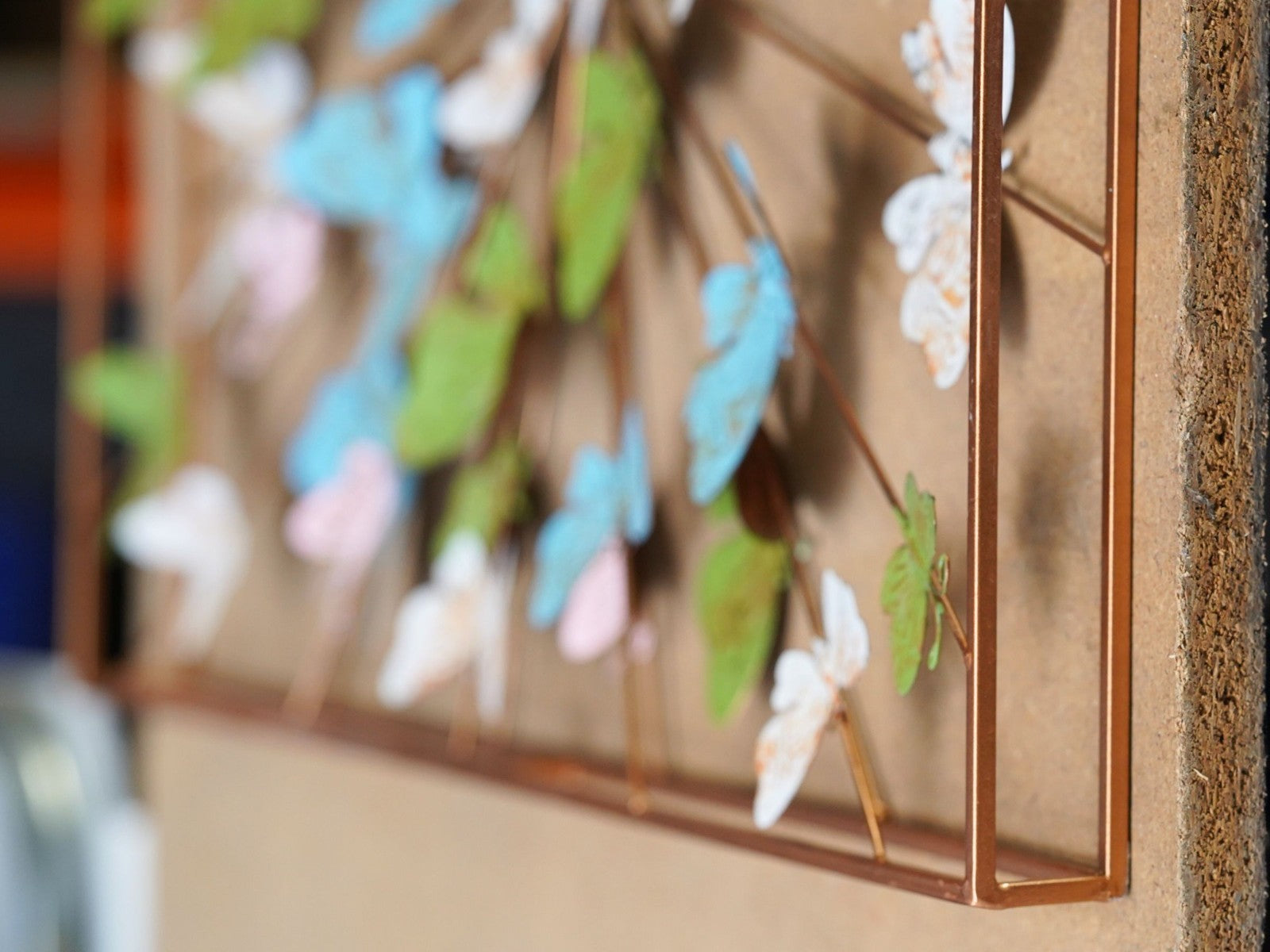 XL 80cm Butterfly Burst Panel | Metal Hanging Wall Plaque