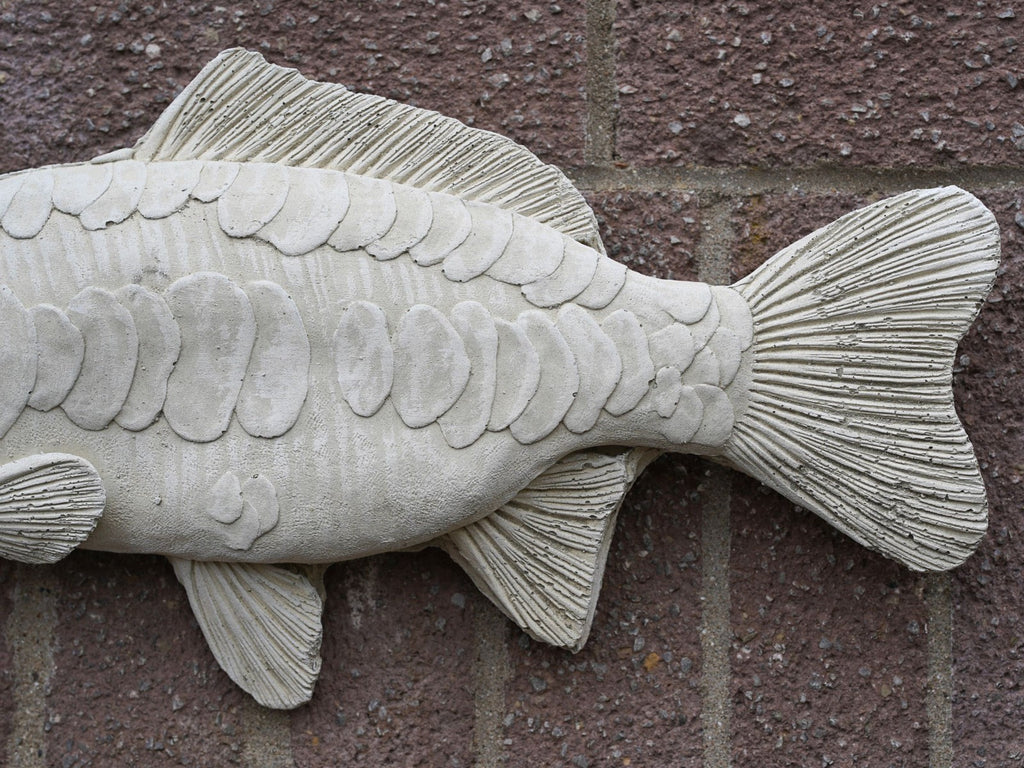 Large Mirror Carp Hanging Stone Angling Plaque