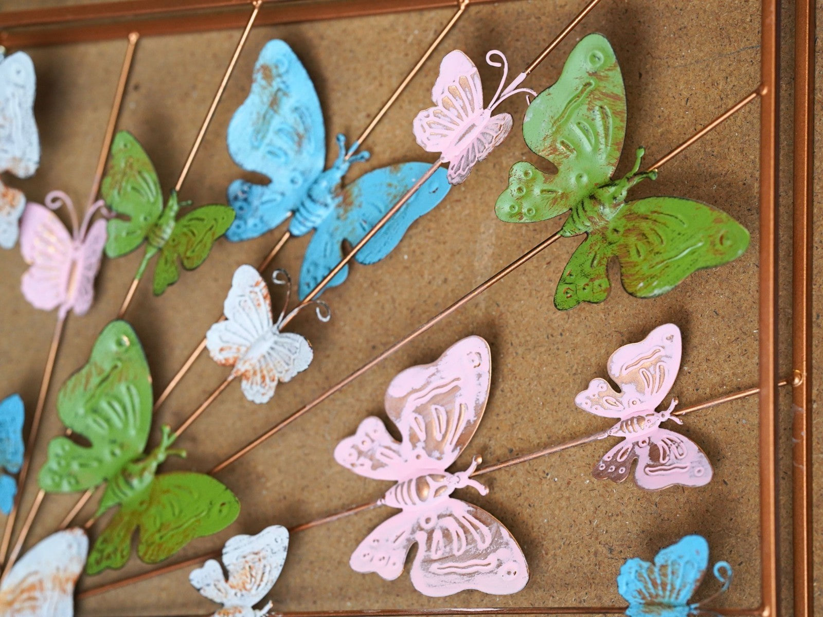 XL 80cm Butterfly Burst Panel | Metal Hanging Wall Plaque