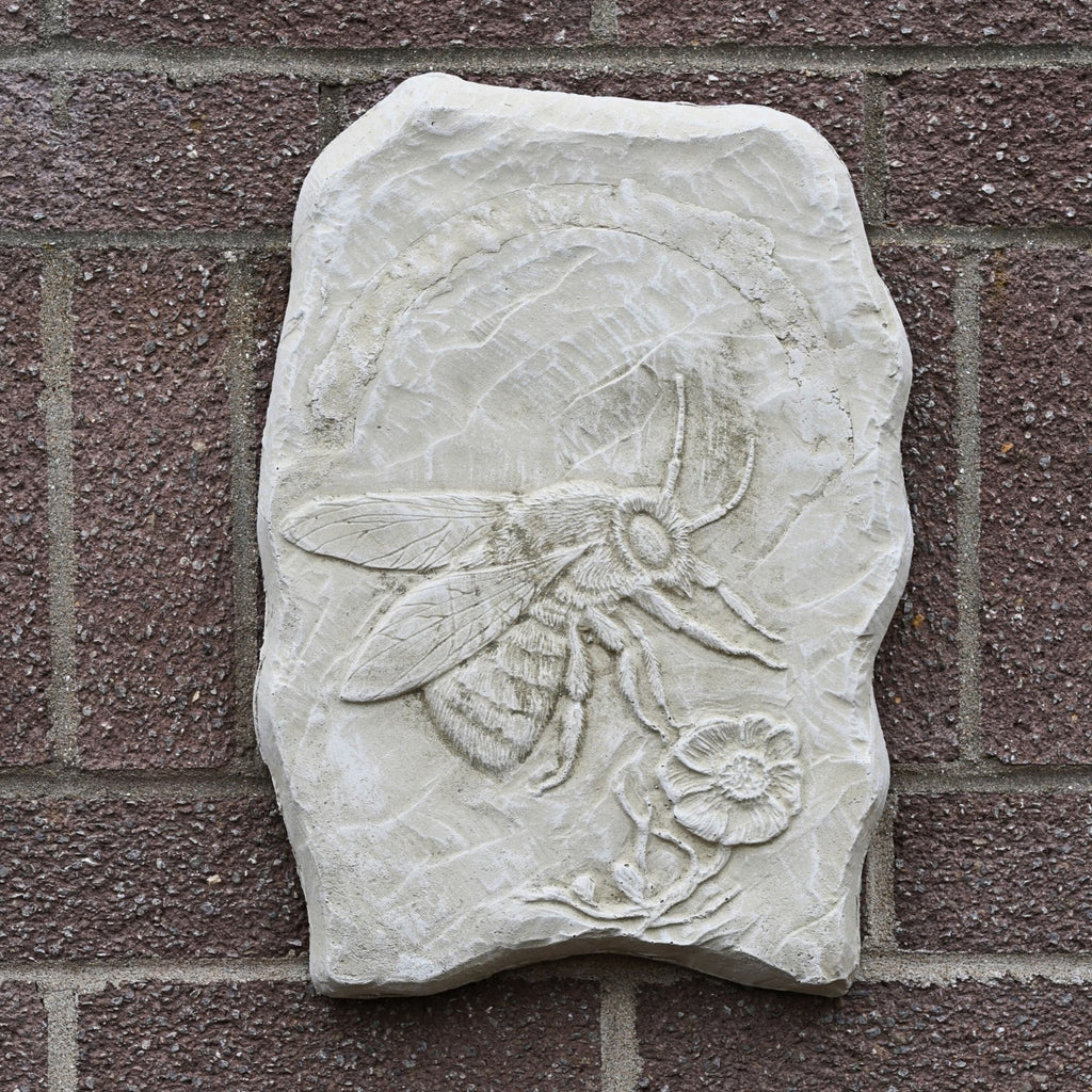 Bumble Bee Hanging Stone Wall Plaque