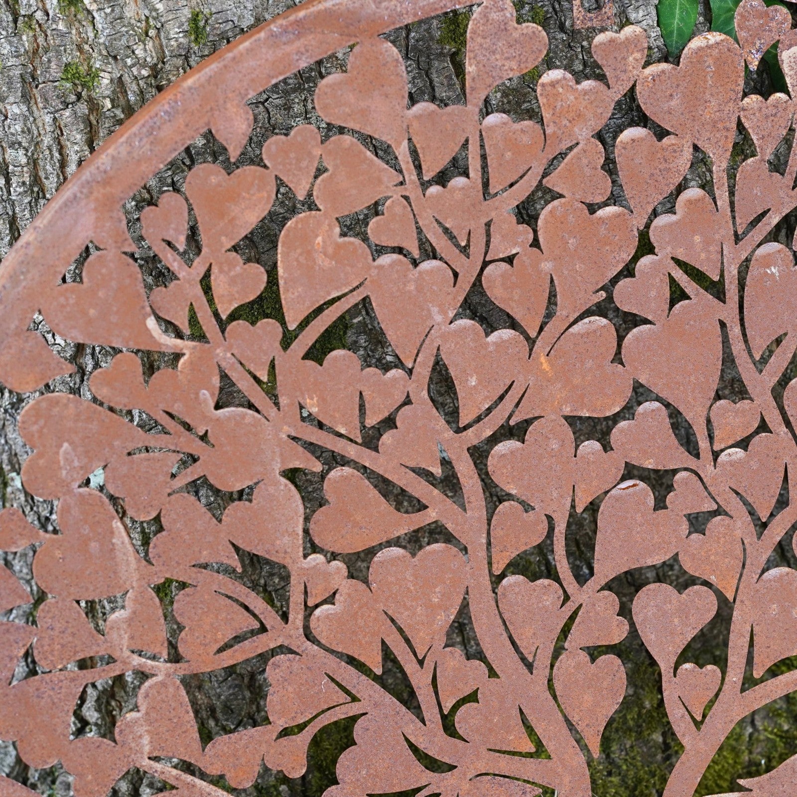 60cm Heart Tree of Life Bird Wall Plaque