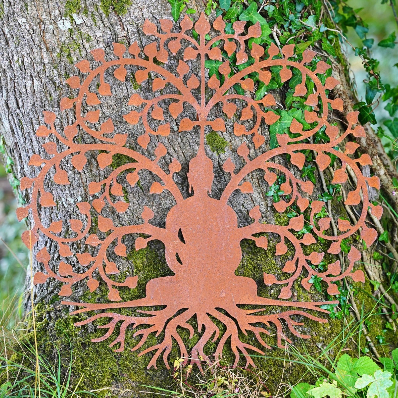 60cm Bodhi Tree of Life Metal Wall Plaque