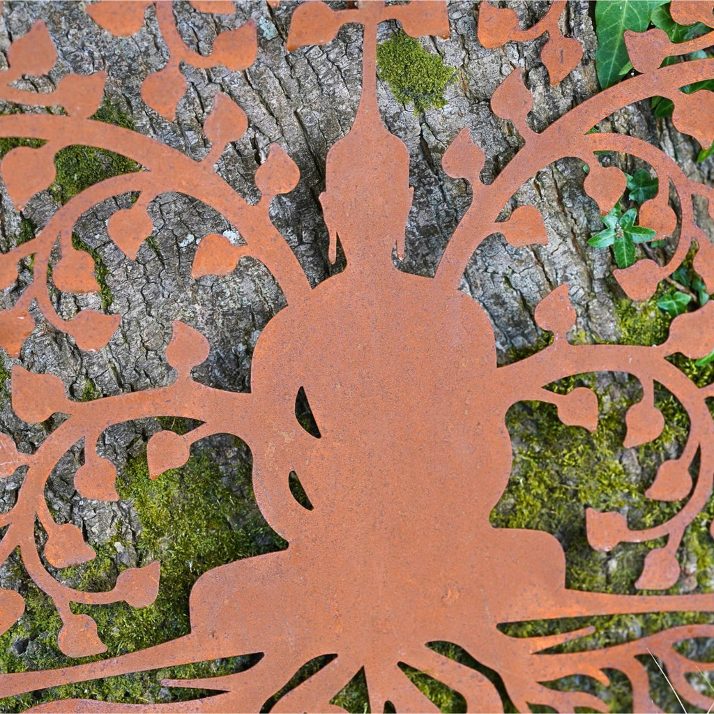 60cm Bodhi Tree of Life Metal Wall Plaque