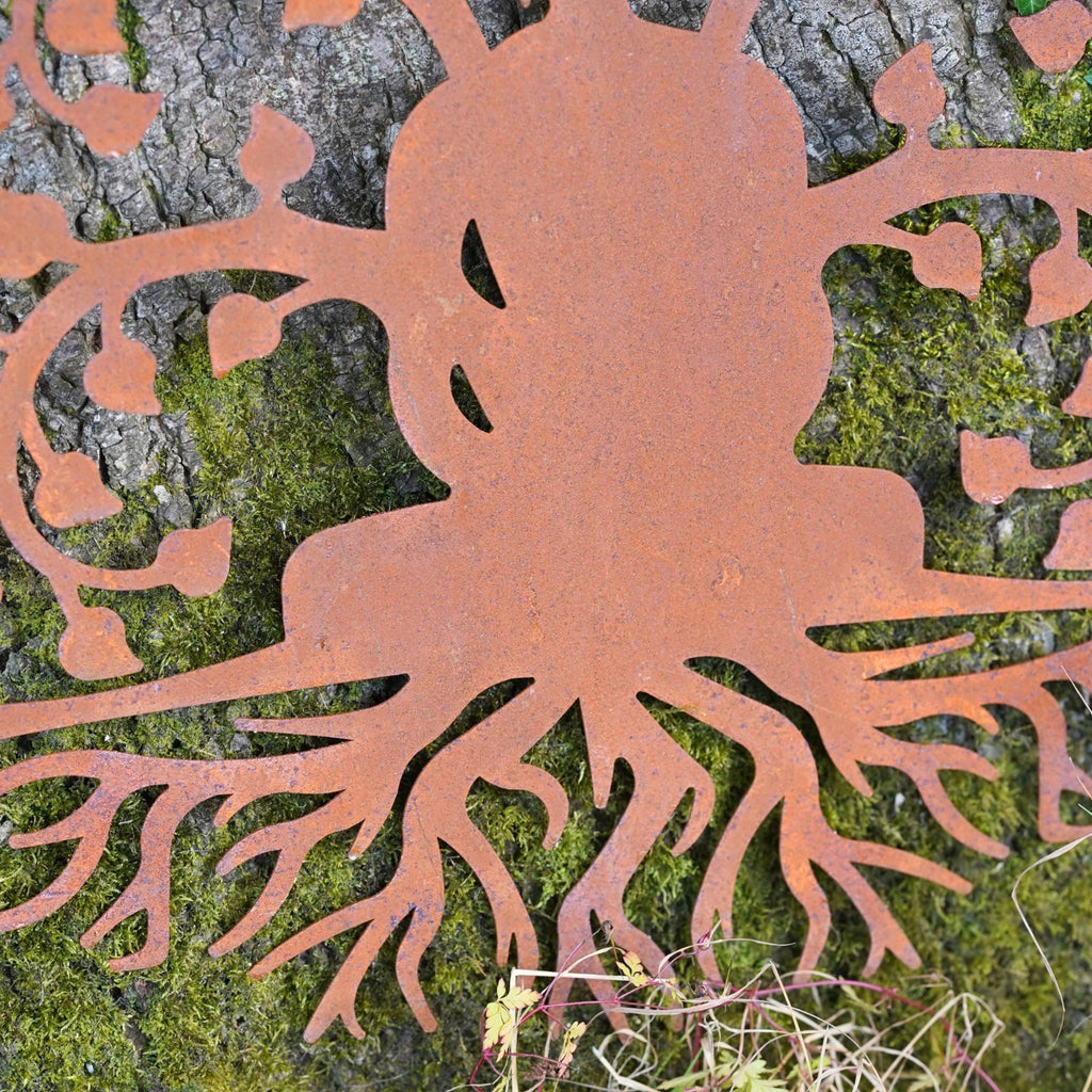 60cm Bodhi Tree of Life Metal Wall Plaque