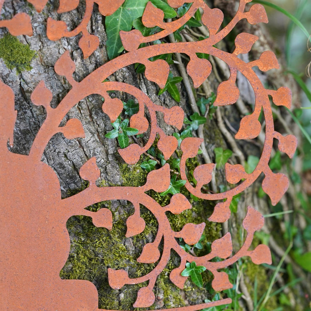 60cm Bodhi Tree of Life Metal Wall Plaque