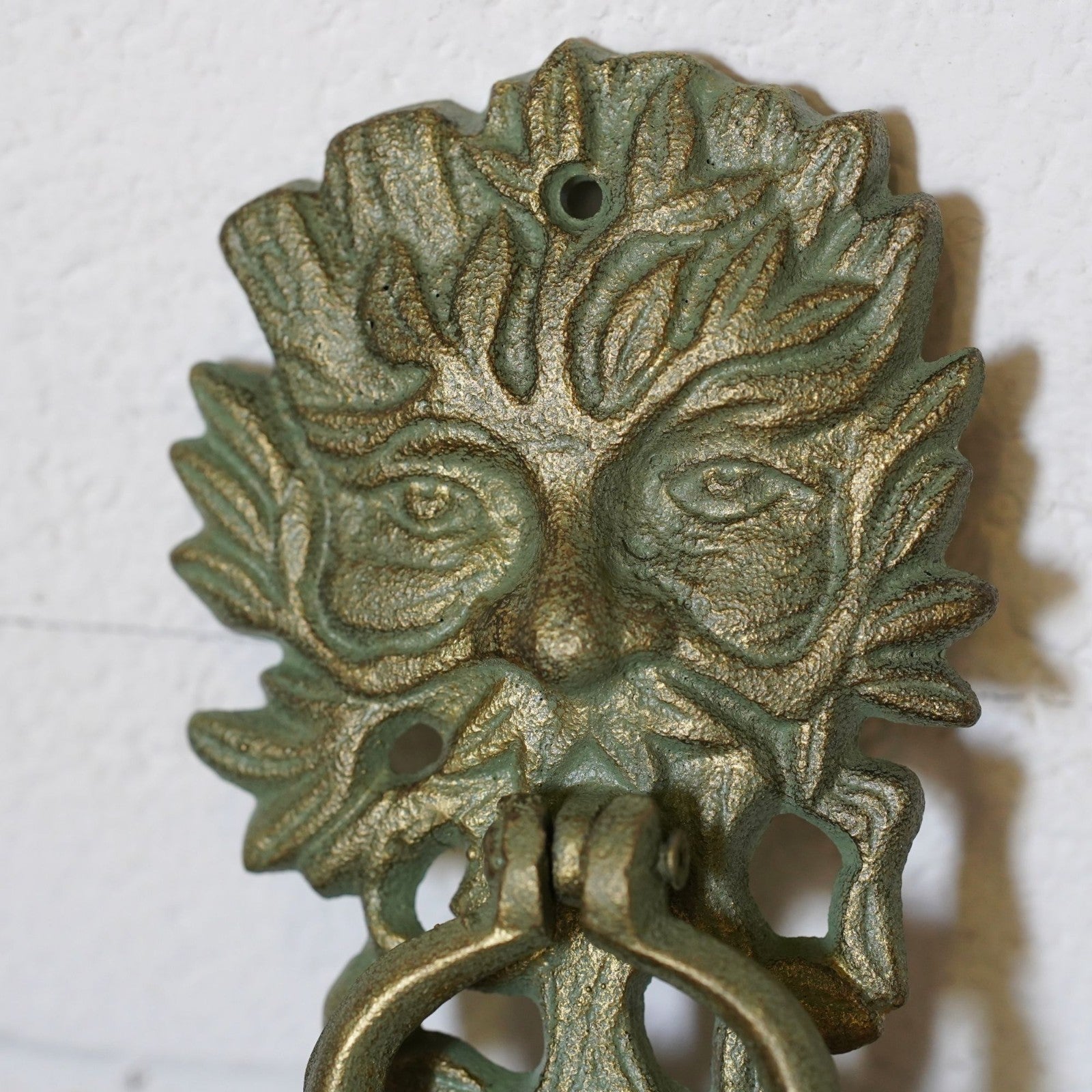 Cast Iron Green Man Door Knocker