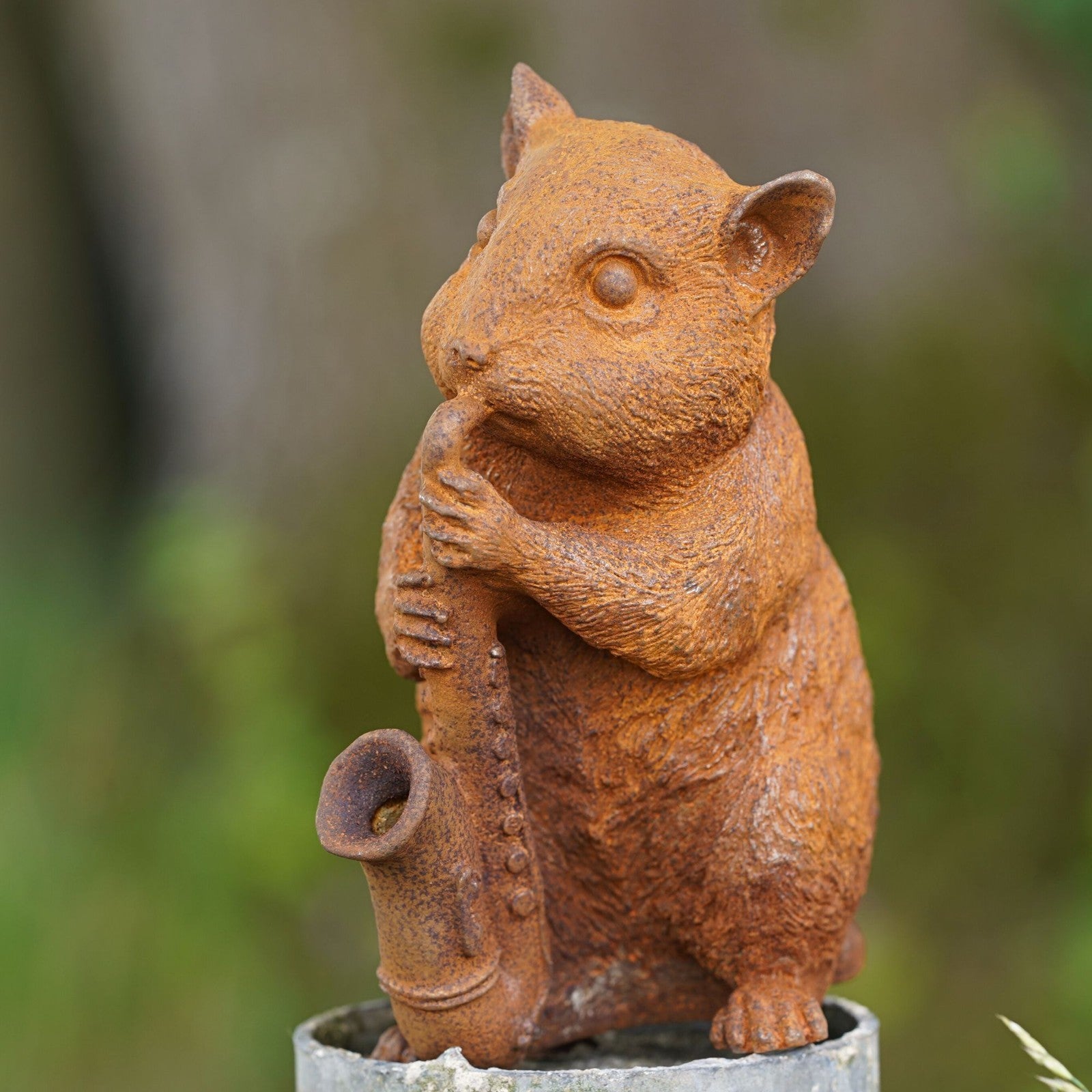 Cast Iron Musical Mouse