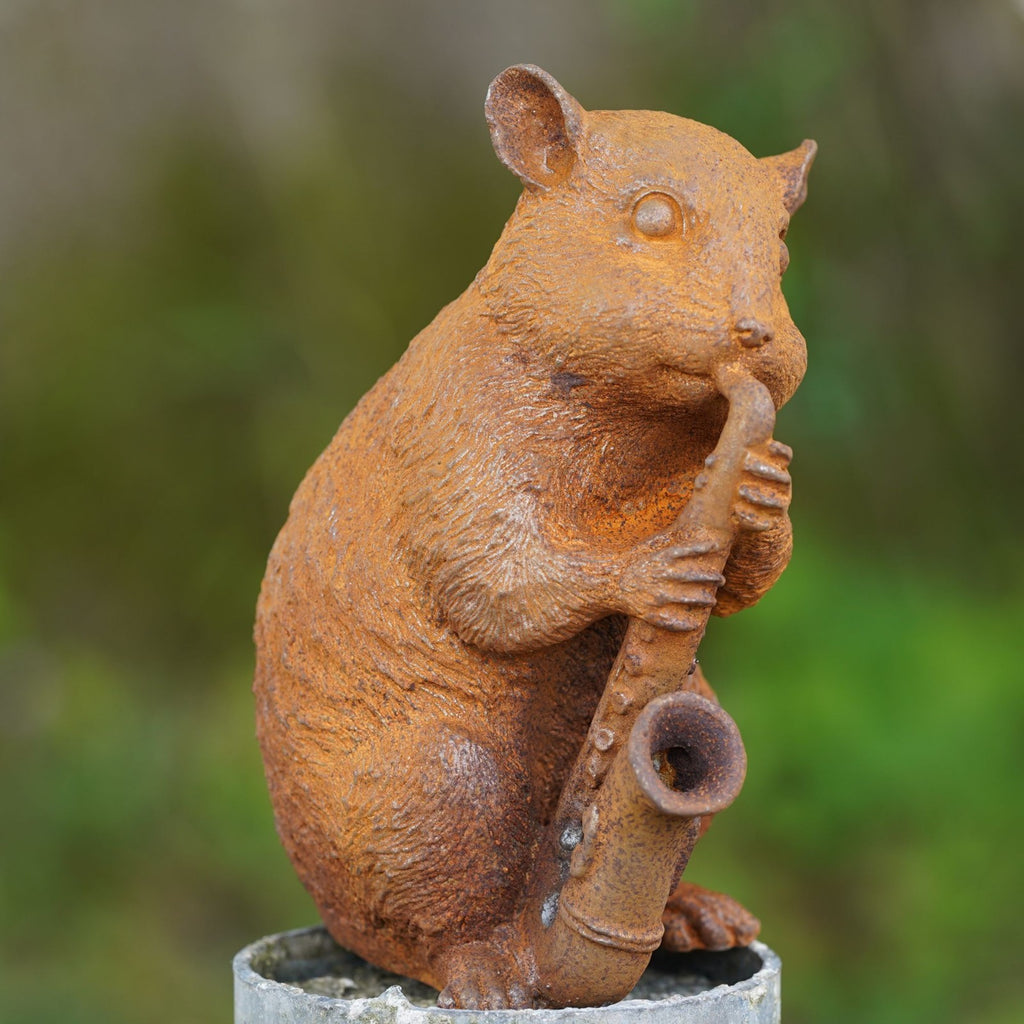 Cast Iron Musical Mouse