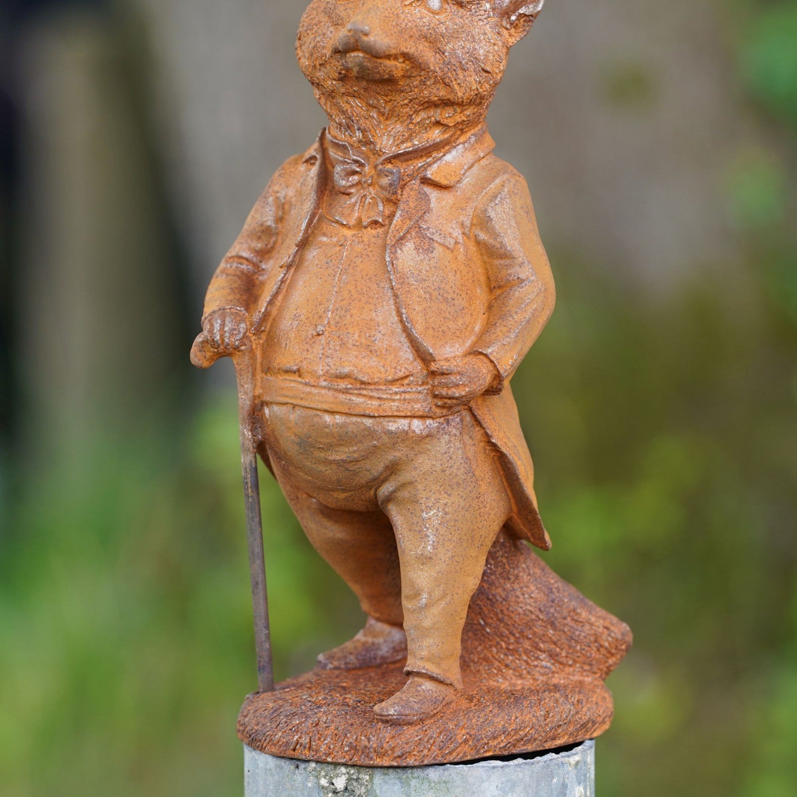 Cast Iron Master Fox Garden Sculpture | Wind in the Willows