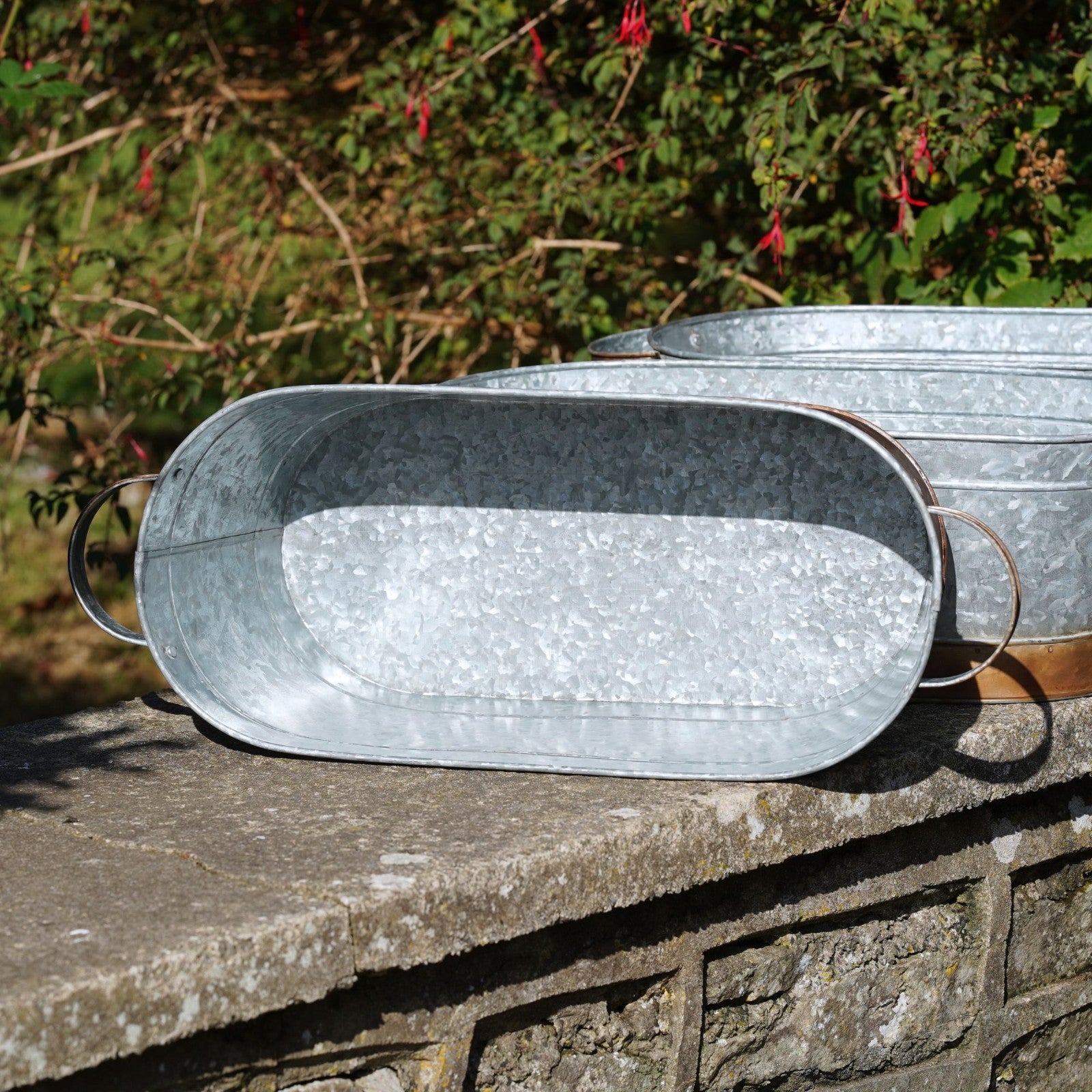 Large Metal Trough | Galvanised Planter