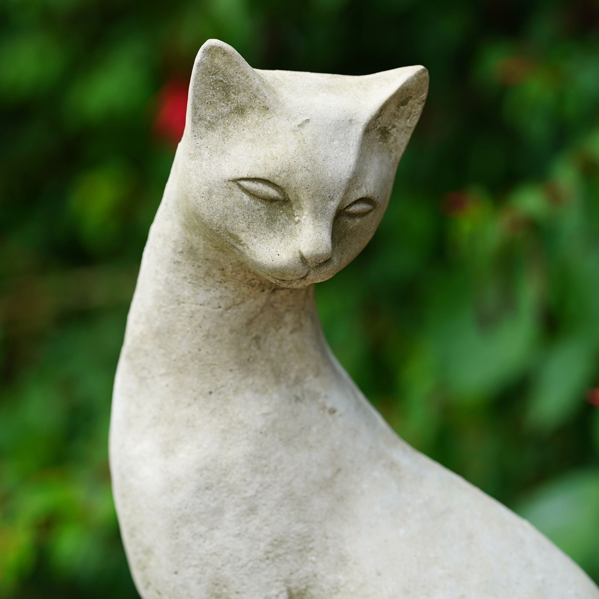Siamese Cat B Stone Statue