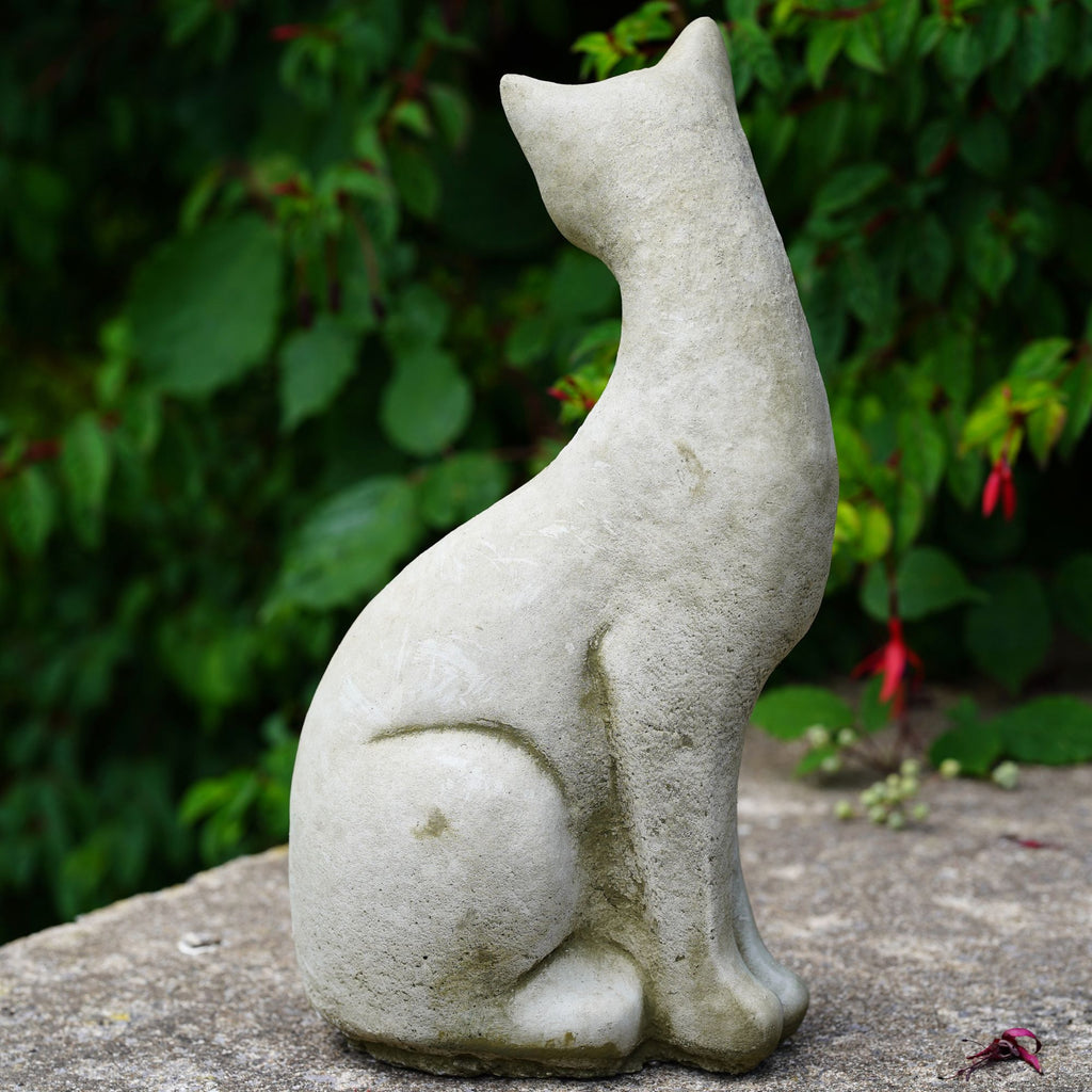 Siamese Cat B Stone Statue