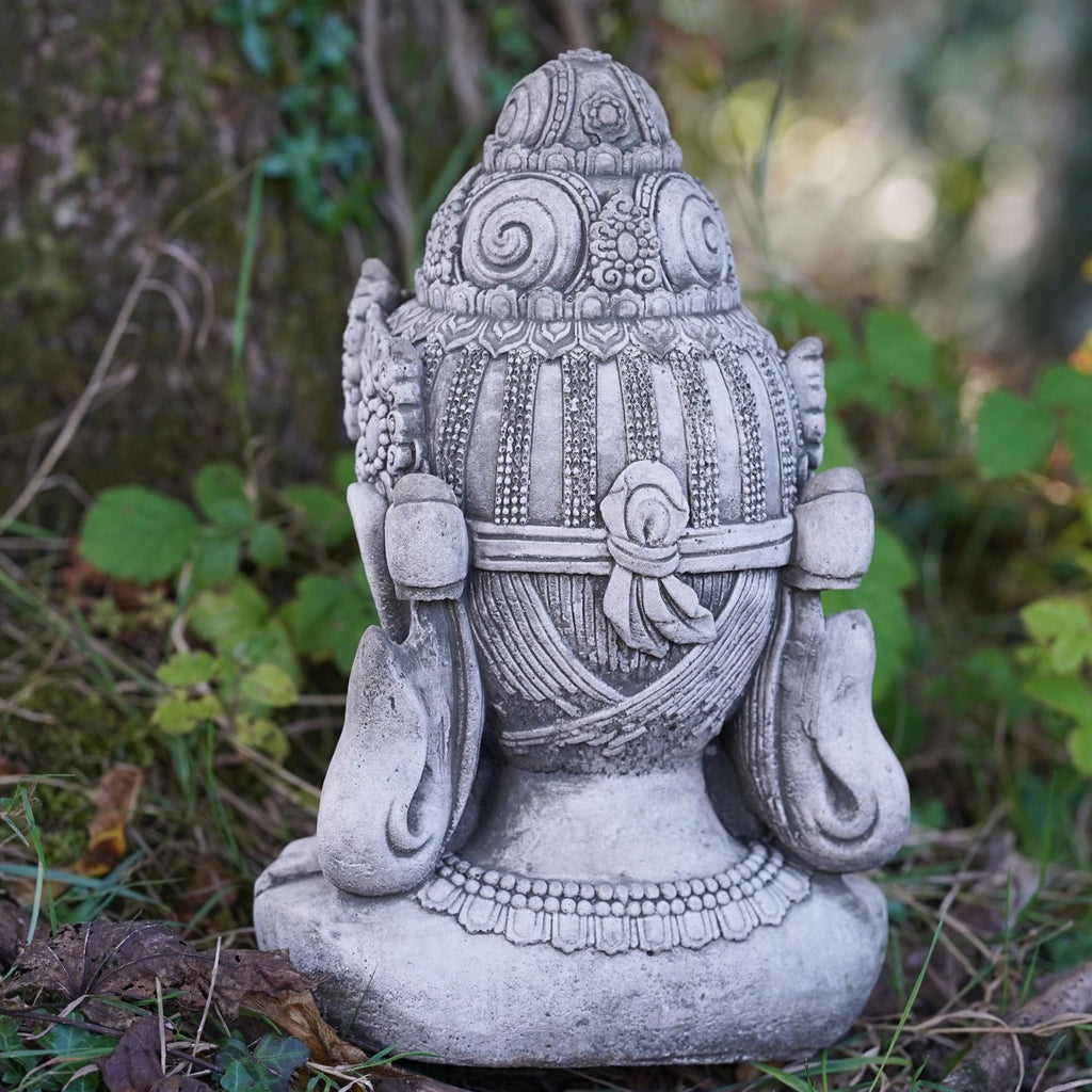 Thai Lady Buddha Bust Stone Statue