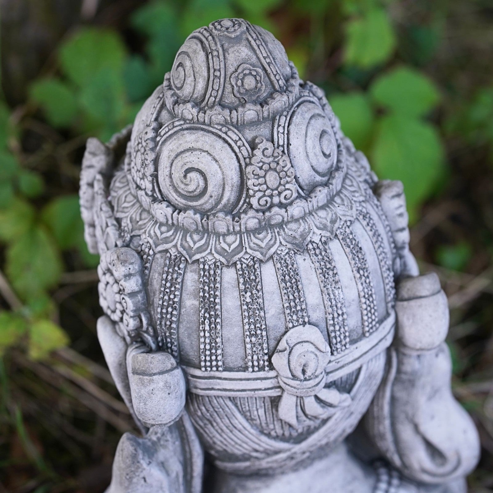Thai Lady Buddha Bust Stone Statue
