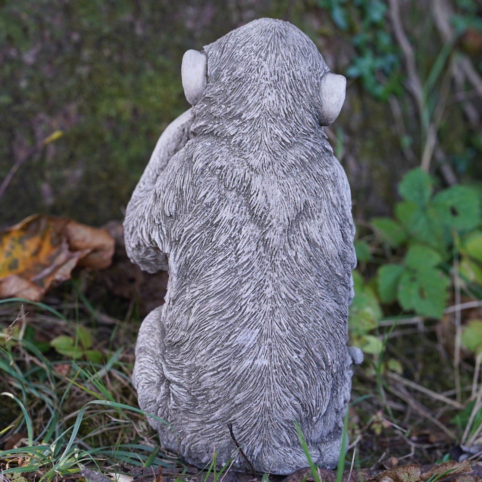 Monkey Stone Statue Ape Gorilla Sculpture